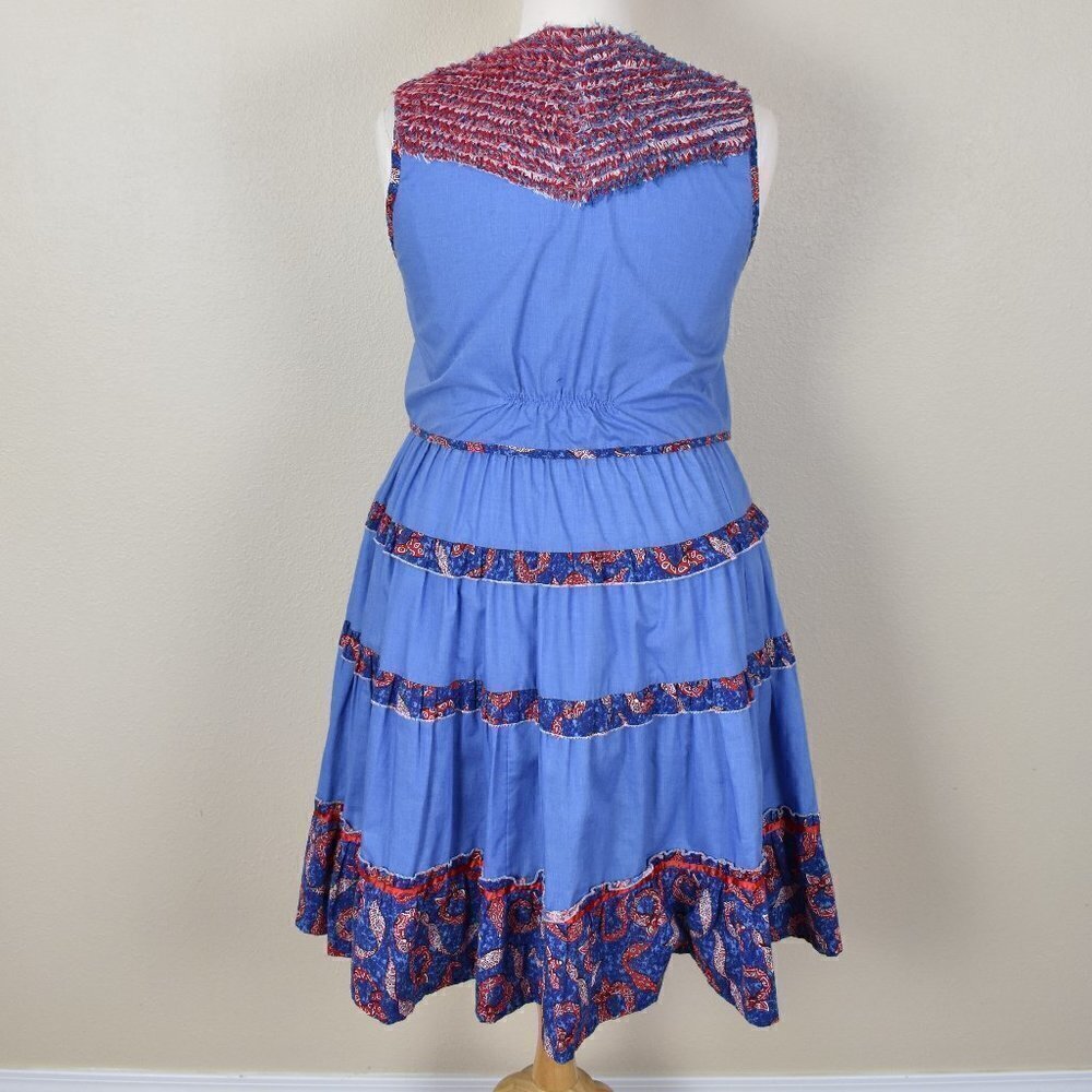 Vintage Country Western Square Dance Vest Skirt Outfit 14/16 - Picture 4 of 7